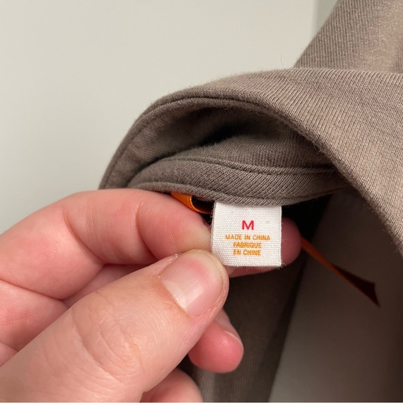 Anthropologie Saturday Sunday Olive Brown Tie Front Cardigan Jacket Sweater - Picture 6 of 9